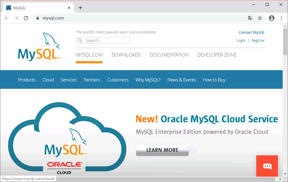MySQL下载页面