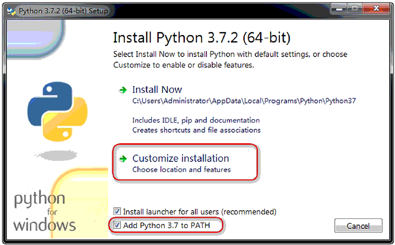 在windows下安装python开发环境图文版