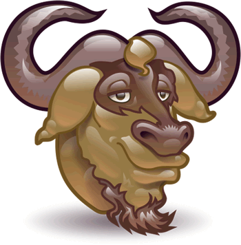 GNU计划的logo：非洲牛羚
