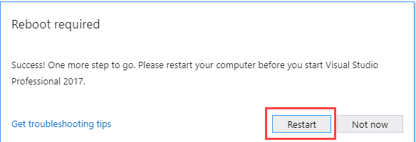 重启计算机