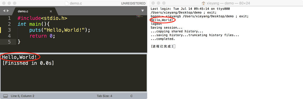 Mac OS X配置Sublime Text
